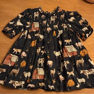 Pink Chicken - Girl's Stevie Puff Sleeve Dress